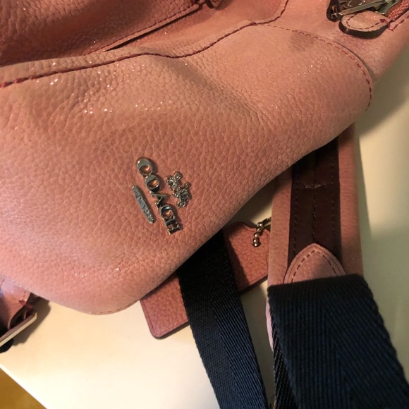 Coach Leather backpack - Picture 2 of 12